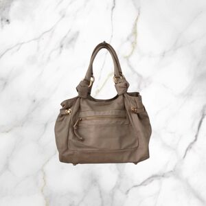 Vintage | Marc Jacobs leather bag beige taupe hobo